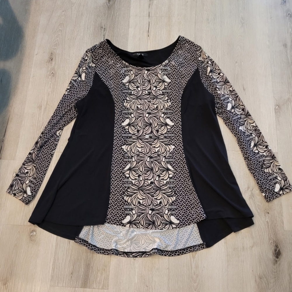 Style & Co 3/4 Sleeve Tunic Blouse Size 2X